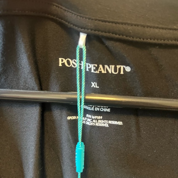 Posh Peanut Women's Black V-Neck Tee - Picture 2 of 2